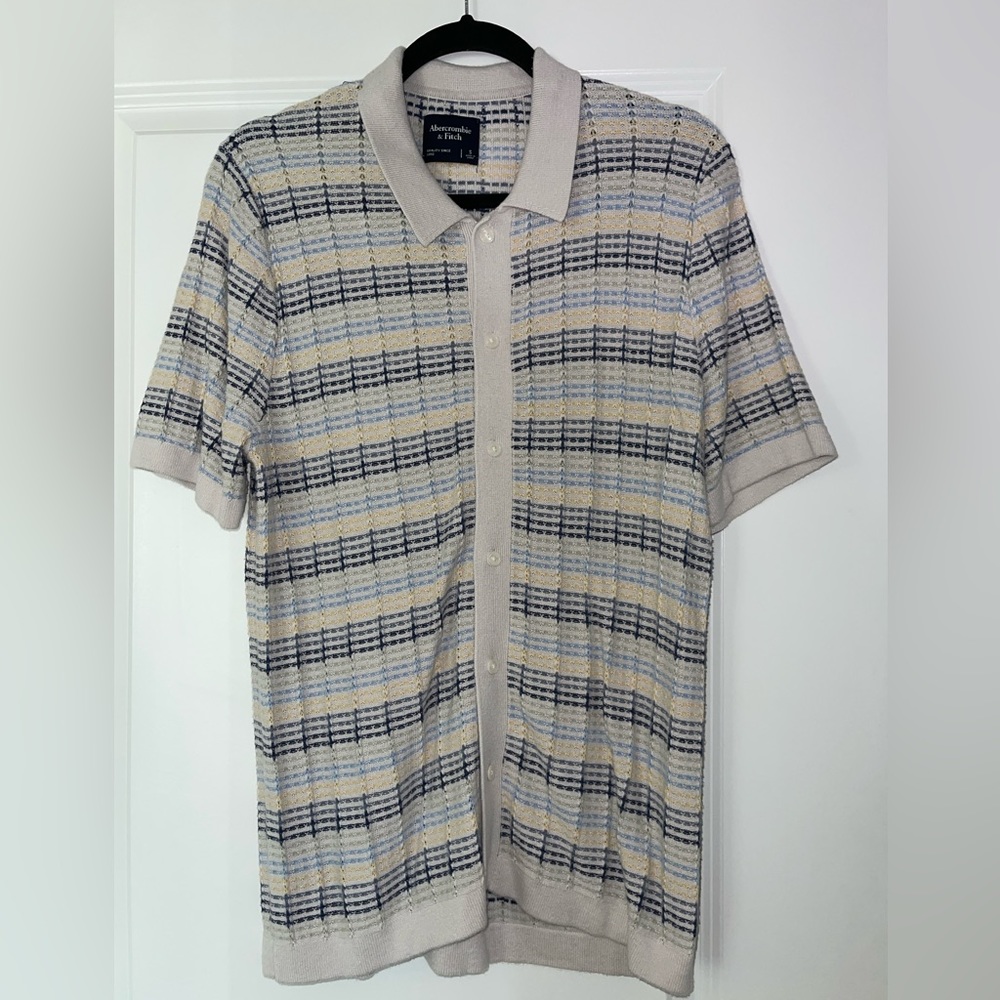 Abercrombie and Fitch Men’s Sweater Polo Size Small